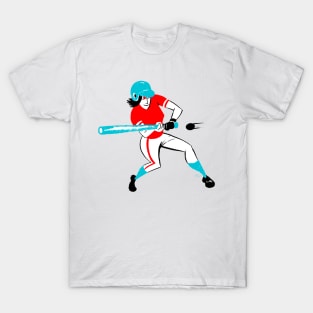 Baseball Woman T-Shirt